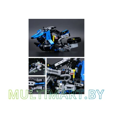 Конструктор Lepin 20032 Приключения на BMW R 1200 GS (603 детали) картинка 7